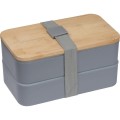 Podwójny lunchbox ze sztućcami Pescara 600 ml