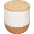 Świeca w ceramicznej osłonce z bambusową pokrywką Bruges