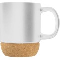Ceramiczny kubek z korkową podstawką Gistel 350 ml
