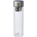 Szklana butelka termiczna z wyświetlaczem Karlstad 400 ml