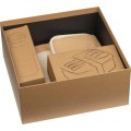 Zestaw butelka, lunch box i torba z juty Reims