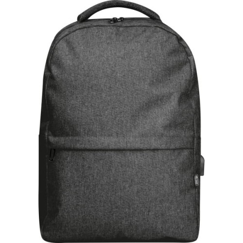 Plecak z recyklingu RPET Rimini z kieszenią n a laptopa