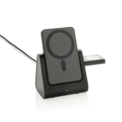 Magnetyczny power bank 3 w 1 i ładowarka bezprzewodowa
