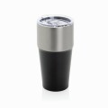 Kubek termiczny 500 ml Fluid ze stali nierdzewnej z recyklingu z przezroczystym wieczkiem