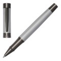 Pióro kulkowe z grawerowaną teksturą Cerruti 1881 Zoom Diamond Chrome
