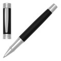 Pióro kulkowe z grawerowaną teksturą Cerruti 1881 Zoom Diamond Chrome