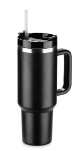 Kubek termiczny STANLI 1000 ml z uchwytem i słomką