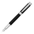 Klasyczne czarne pióro wieczne Cerruti 1881 Zoom Diamond Black