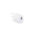 Zasilacz ścienny z portem usb-c i usb-a Wegener