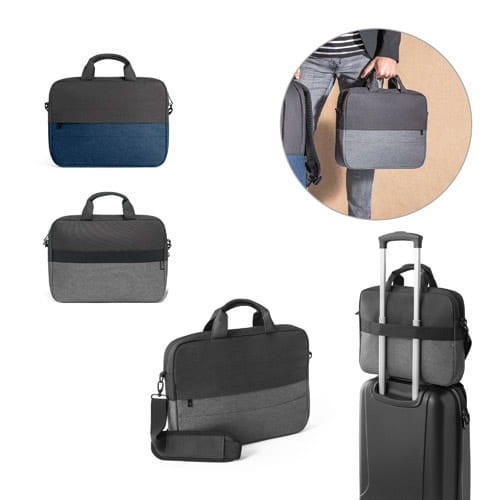 Torba na laptopa z recyklingowanego poliestru Genoa