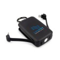 Power bank 4000 mAh z karabińczykiem i lampką 1W Dimetrice