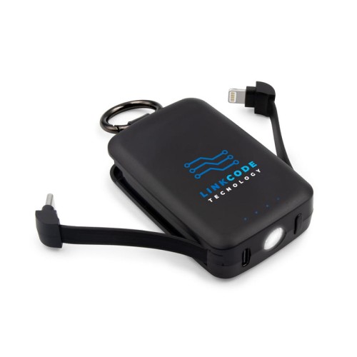 Power bank 4000 mAh z karabińczykiem i lampką 1W Dimetrice
