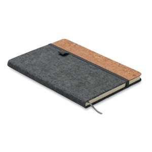 Notes Corkbook A5  z okładką z filcu i korka