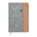 Notes Corkbook A5  z okładką z filcu i korka