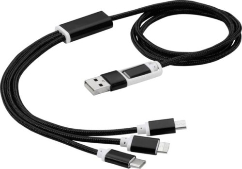 Kabel do ładowania 5 w 1 z podwójnym wejściem Versatile