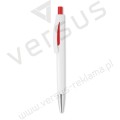 Plastikowy długopis LUCERNE WHITE