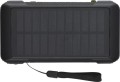 Powerbank solarny  Soldy o pojemności 10 000 mAh z dynamem wykonany z tworzyw sztucznych pochodzących z recyklingu