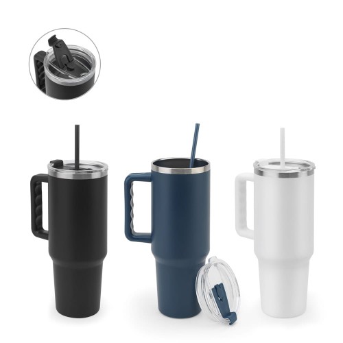 Modny kubek termiczny ze słomką 1300 ml Joyner XL