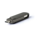 Pamięć USB 64 GB ze złączem USB i USB-C w metalowym pudełku