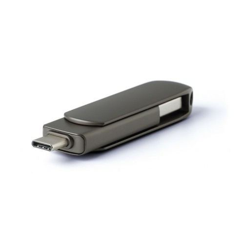 Pamięć USB 64 GB ze złączem USB i USB-C w metalowym pudełku