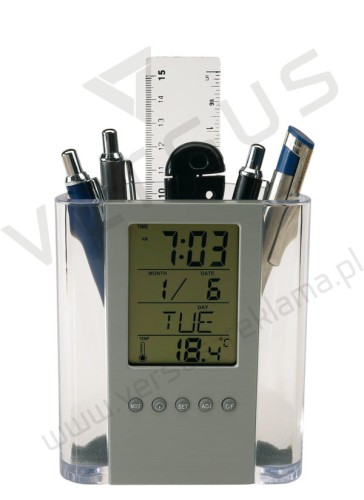 Zegar BUTLER z wyświetlaczem LCD