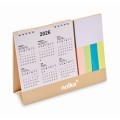 Kalendarz biurkowy czteroletni z karteczkami memo Calendoo