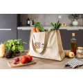 Torba płócienna (320 g/m²), z dnem i bokami z laminowanej juty (350 g/m²) w naturalnych odcieniach HELSINQUE