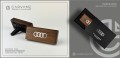 Zapach samochodowy do kratki w drewnianej obudowie Woodline Premium