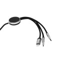 Długi kabel 5w1 z podświetlanym logo