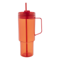 Plastikowy kubek ze słomką Repetus 1200 ml