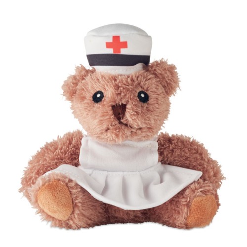 Pluszowy miś w stroju pielęgniarki Nurse