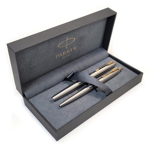 Zestaw piśmienny Jotter długopis + pióro wieczne  Prestige Parker