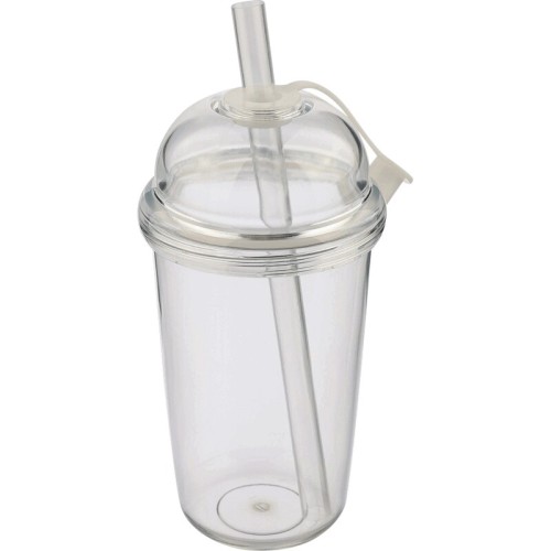 Kubek podróżny 500 ml z wieczkiem i słomką