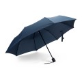 Parasol Skylar 2 w 1 z torbą na zakupy z poliestru z recyklingu w zestawie