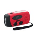 Przenośne radio AM/FM z ABS z latarką LED i powerbankiem 1200 mAh