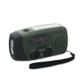Przenośne radio AM/FM z ABS z latarką LED i powerbankiem 1200 mAh