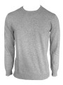 Męski sweter z okrągłym dekoltem 290g