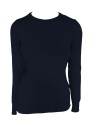 Damski sweter z okrągłym dekoltem LE901 290g