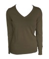 Damski sweter z dekoltem V-Neck 290g