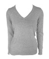 Damski sweter z dekoltem V-Neck 290g