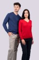Damski sweter z dekoltem V-Neck 290g