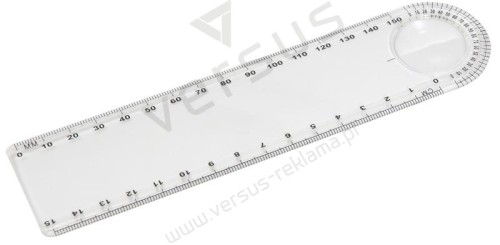 Linijka 15 cm z lupą