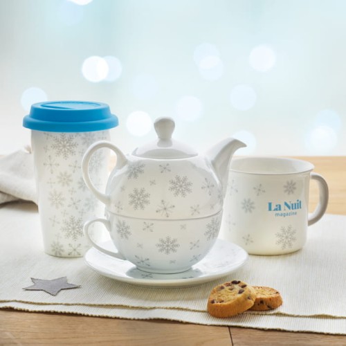 Zestaw do herbaty ze świątecznym motywem Sondrio Tea