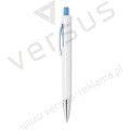 Plastikowy długopis LUCERNE WHITE