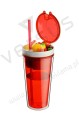 Kubek na przekąski SNACK 480 ml + 230 m