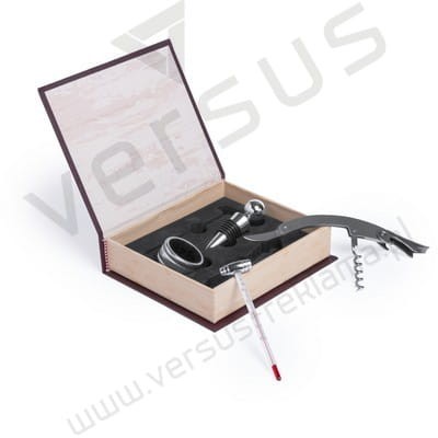 Zestaw do wina 4 el. w pudełku