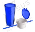Kubek na przekąski SNACK 480 ml + 230 m