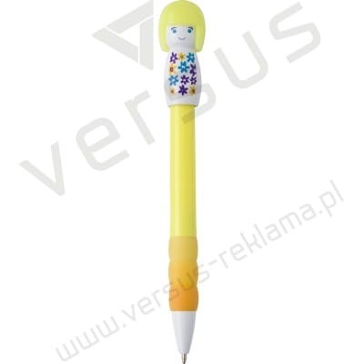 Długopis z figurką dziewczynki