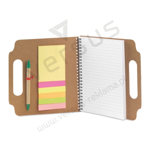 Ekologiczny notes z karteczkami