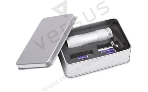 Metalowa latarka Led Plus